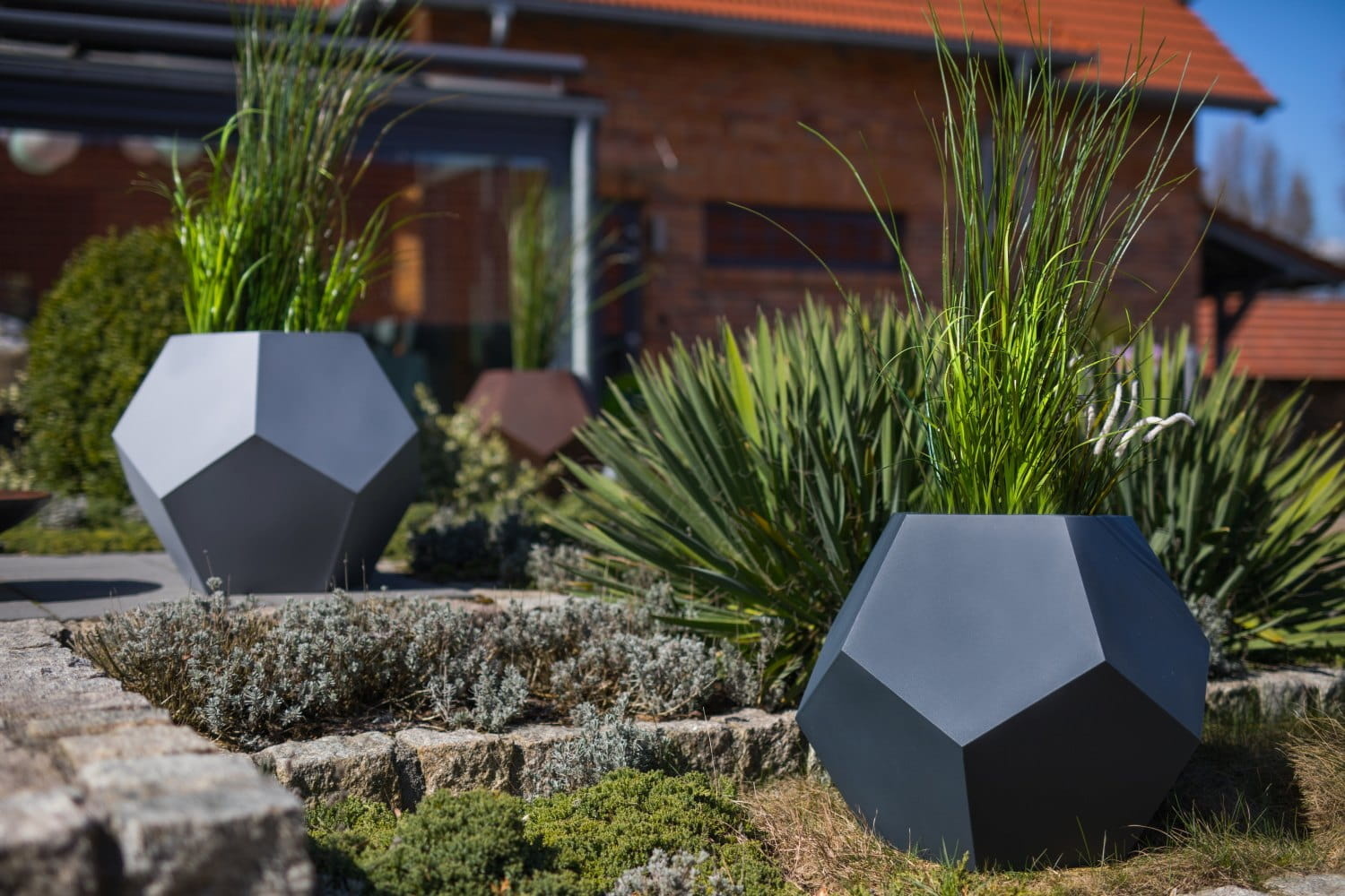 Bloempot ALMA Antraciet 62cm - 51% Korting! Zo Goed Als Nieuw