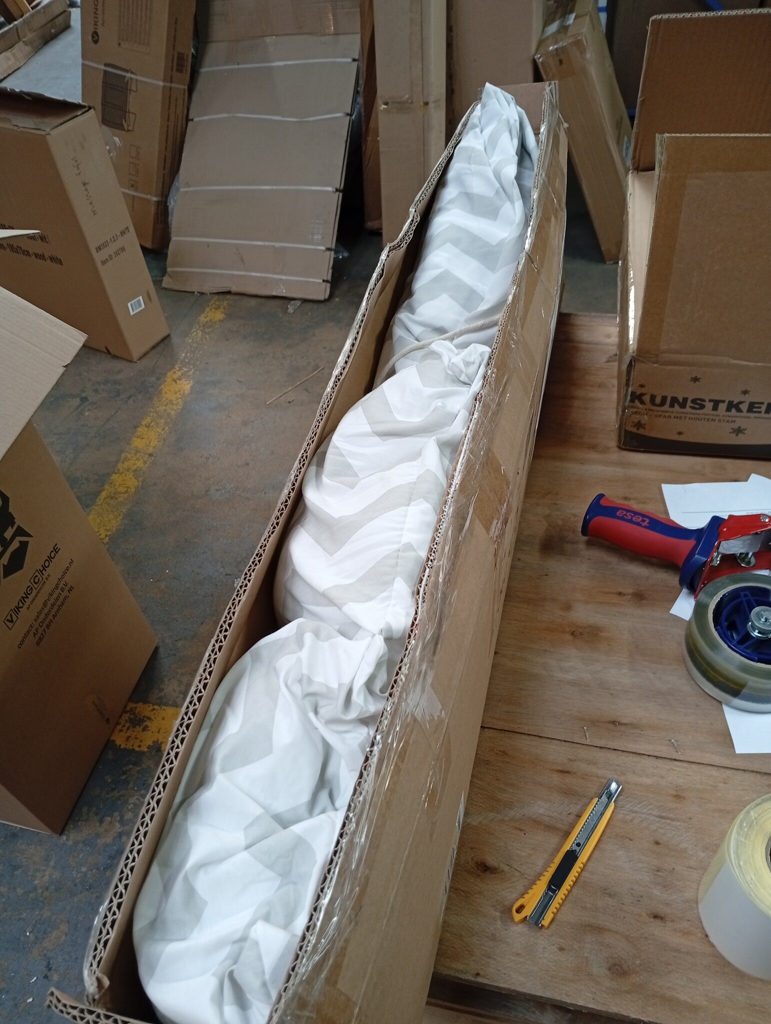 Tipi Tent Grijs Zigzag + Mat & Kussens - 40% Korting!