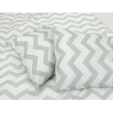 Tipi Tent Grijs Zigzag + Mat & Kussens - 40% Korting!