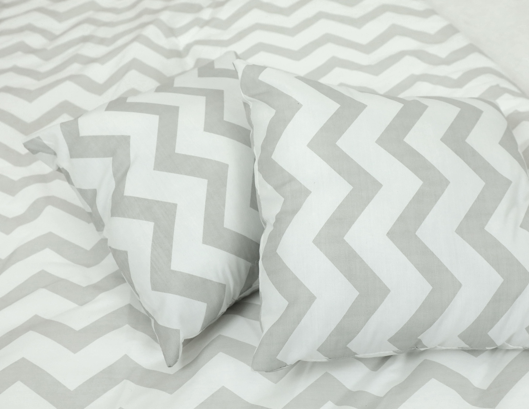 Tipi Tent Grijs Zigzag + Mat & Kussens - 40% Korting!