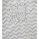 Tipi Tent Grijs Zigzag + Mat & Kussens - 40% Korting!