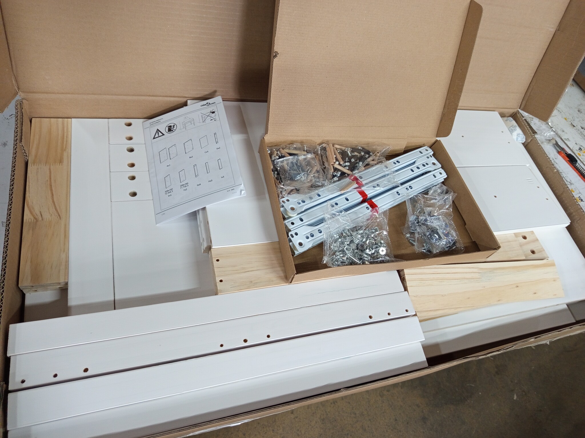 Salontafel Grenenhout Wit 102cm - 55% Korting! (Krasjes)