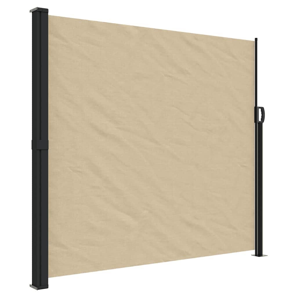 vidaXL Uittrekbaar Windscherm 180x600 cm Beige - 40% Korting!