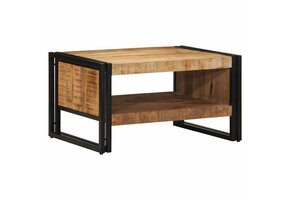 Salontafel Mangohout 70x50cm - 40% Korting!