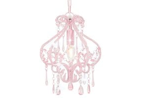 VidaXL Roze Kralen Plafondlamp E14 - 60% Korting!