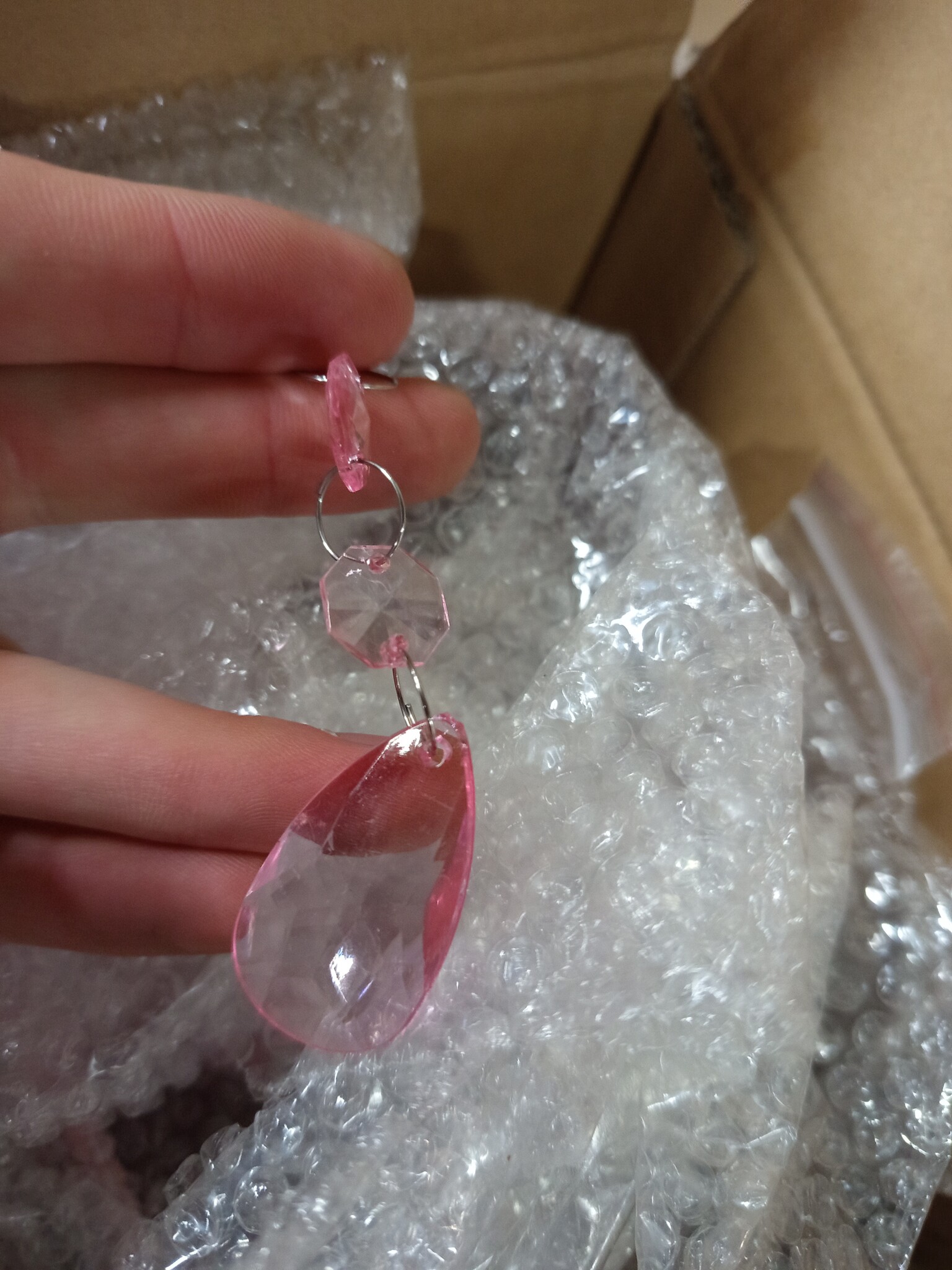 VidaXL Roze Kralen Plafondlamp E14 - 60% Korting!