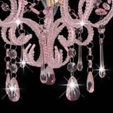 VidaXL Roze Kralen Plafondlamp E14 - 60% Korting!