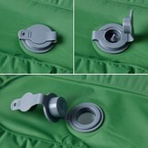 Kampeermatras Zelfopblazend + Kussen - Groen - 40% Korting!