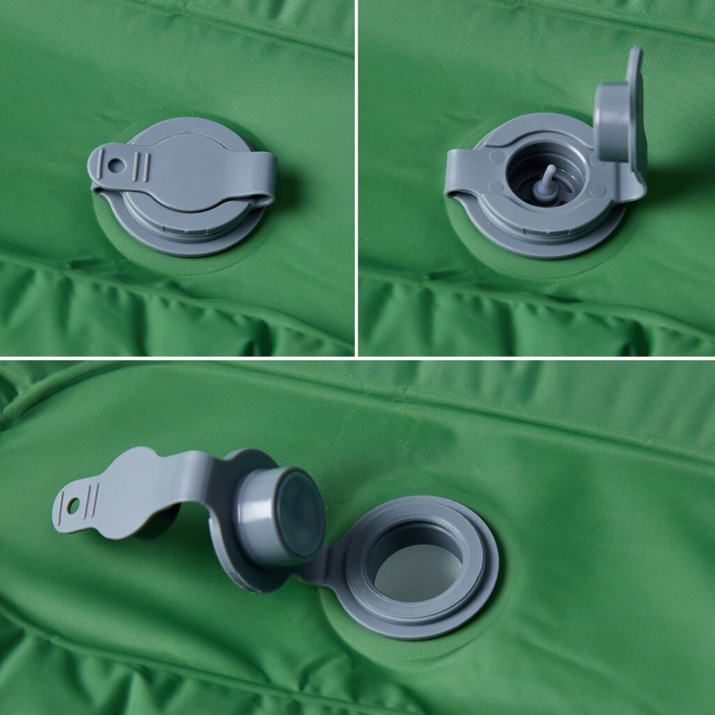 Kampeermatras Zelfopblazend + Kussen - Groen - 40% Korting!