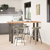 Salontafelpoten Staal Naturel 110cm (4 st.) - 91% Korting!