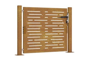 vidaXL Cortenstaal Poort 105x105cm - Nu 40% Korting!