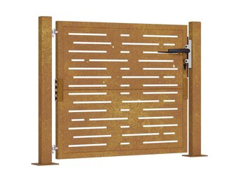 vidaXL Cortenstaal Poort 105x105cm - Nu 40% Korting!