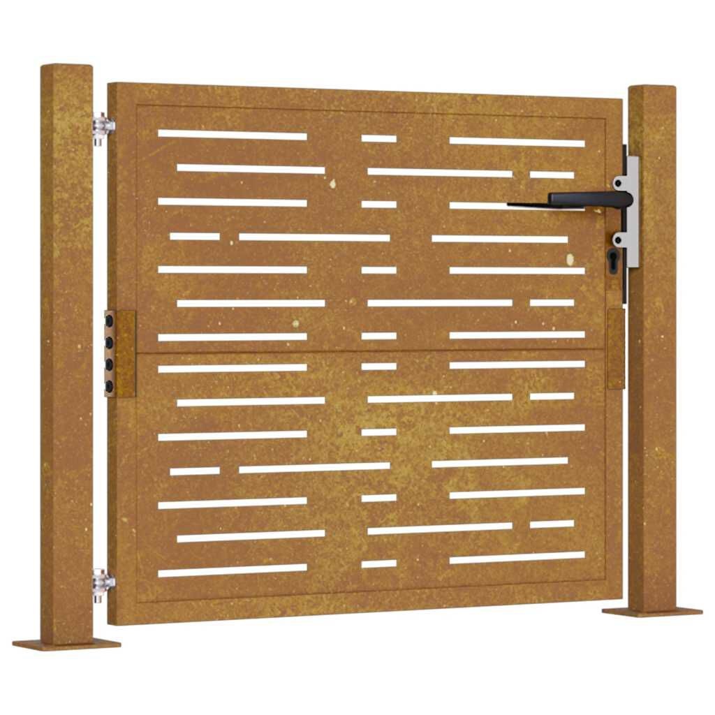 vidaXL Cortenstaal Poort 105x105cm - Nu 40% Korting!