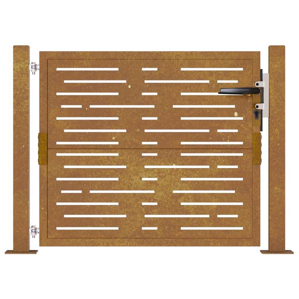 vidaXL Cortenstaal Poort 105x105cm - Nu 40% Korting!