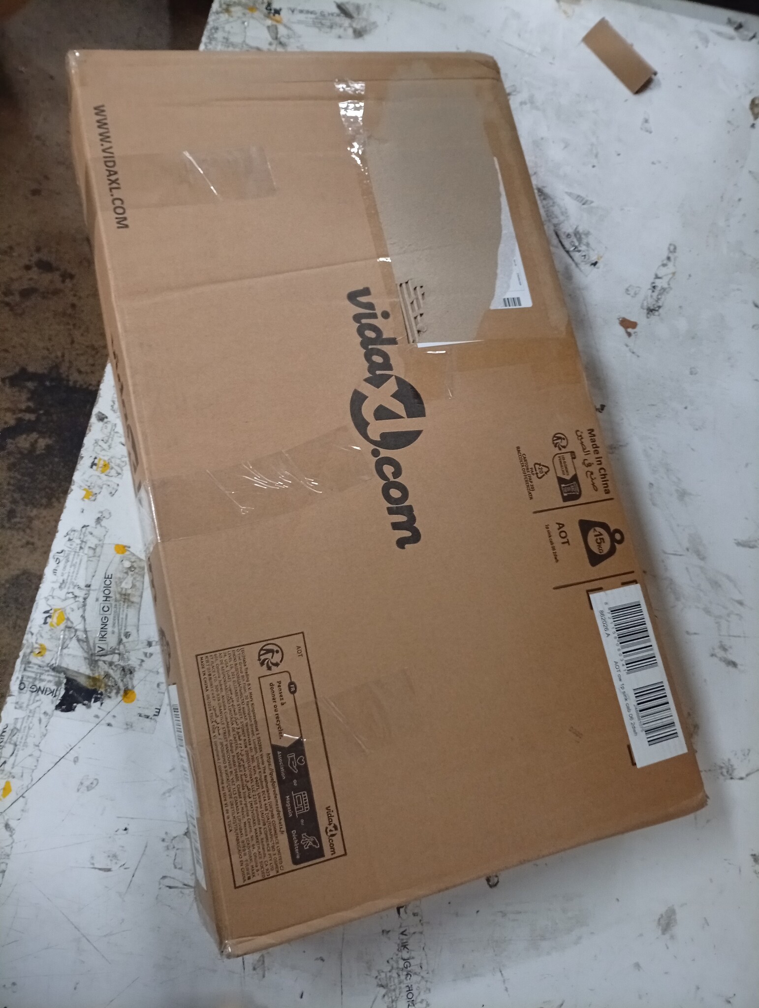 vidaXL Wastafelmeubel Oud Hout - 64% Korting! Kras