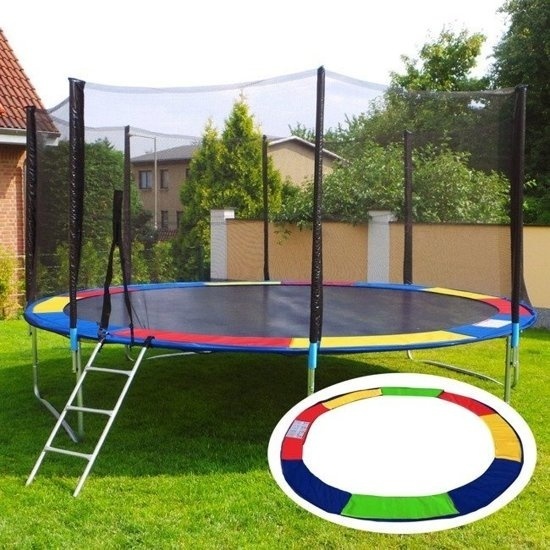 Regenboog Trampoline Rand 244cm - 65% Korting!