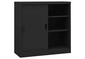 vidaXL Kantoorkast Antraciet - 90cm - 46% Korting!