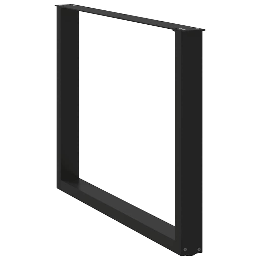 VidaXL Eettafelpoten (2 st.) U-Vorm Zwart - 46% Korting!