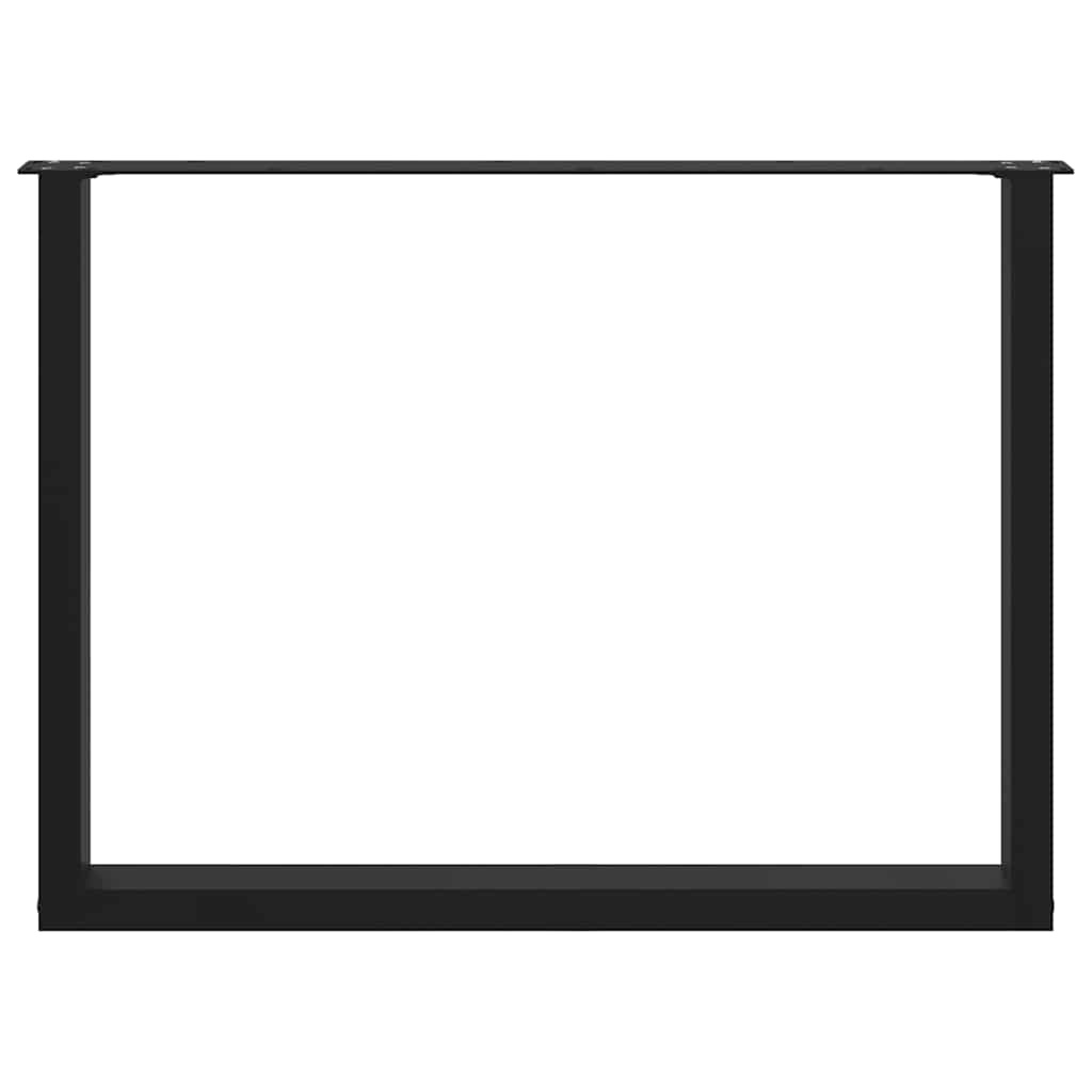 VidaXL Eettafelpoten (2 st.) U-Vorm Zwart - 46% Korting!