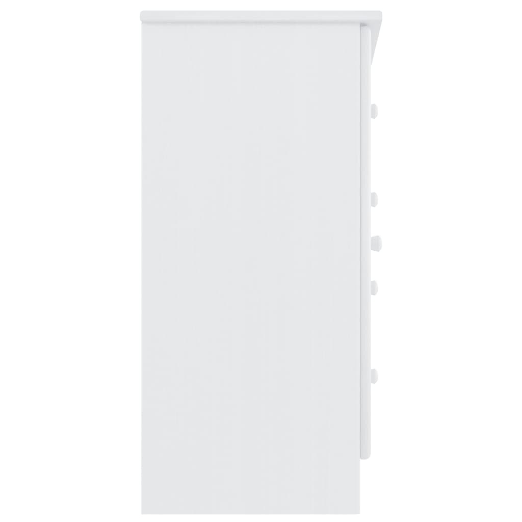 vidaXL Dressoir Wit Grenenhout 77cm - 46% Korting!