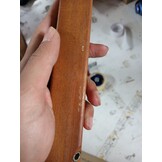 Salontafel Acaciahout 100x50cm - 64% Korting! (Krasje)