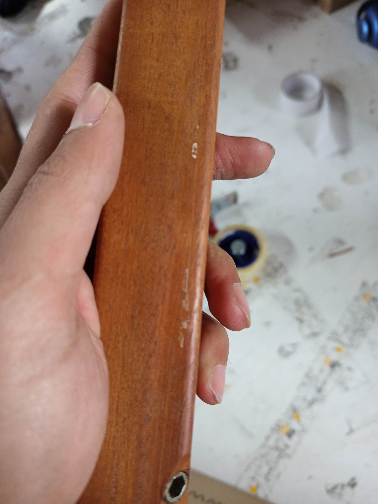 Salontafel Acaciahout 100x50cm - 64% Korting! (Krasje)