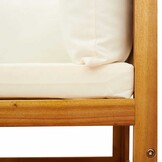 vidaXL Tuinbank Acaciahout 2-zits met Kussens -42% Korting!