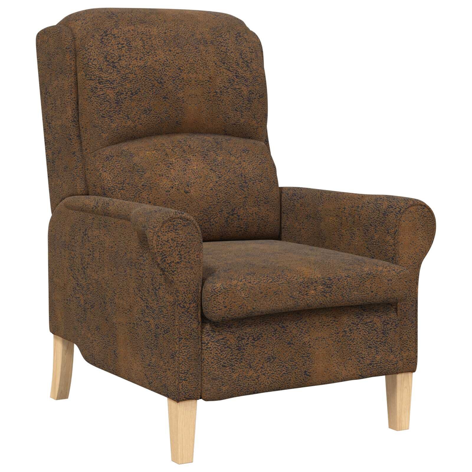 vidaXL Fauteuil Bruin Kunstleer - 51% Korting!