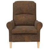 vidaXL Fauteuil Bruin Kunstleer - 51% Korting!