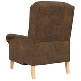 vidaXL Fauteuil Bruin Kunstleer - 51% Korting!