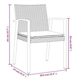 VidaXL Tuinstoelen Zwart (2 st.) + Kussens - 46% Korting!