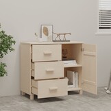 Dressoir Massief Grenen Honingbruin 90cm - 46% Korting!