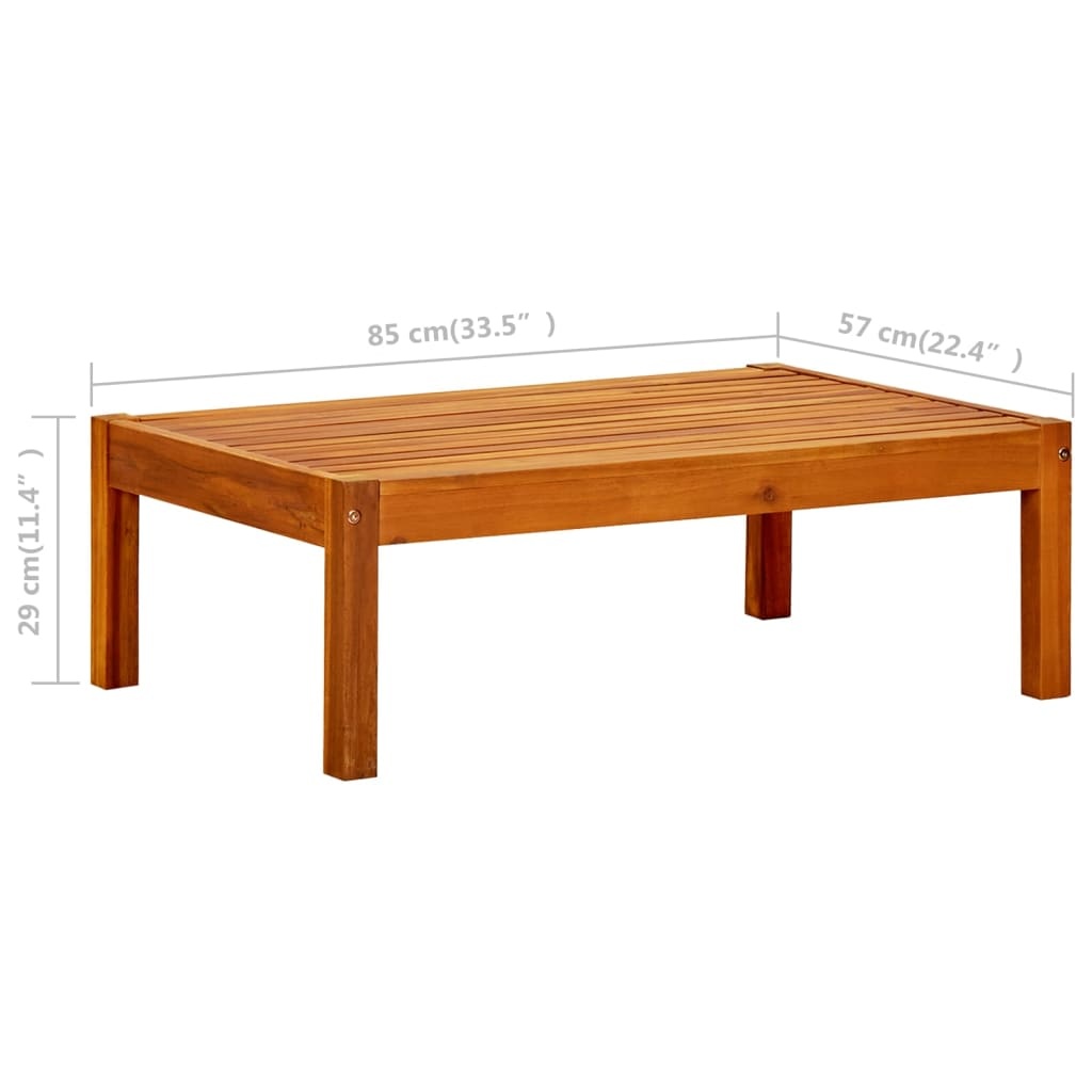 vidaXL Tuintafel Acaciahout 85x57cm - 46% Korting!