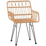 Tuinstoelen (2 st) PE-Rattan - Nagenoeg Nieuw! 46% Korting