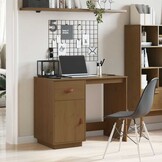 Bureau Grenenhout Honingbruin 95cm - 60% Korting!