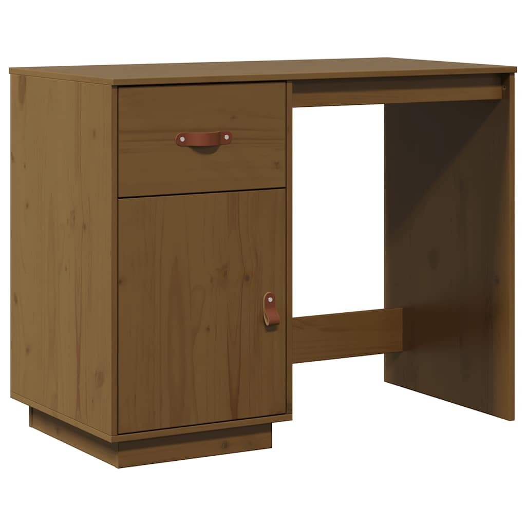 Bureau Grenenhout Honingbruin 95cm - 60% Korting!