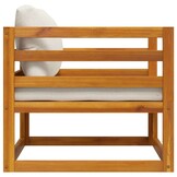 Tuinstoel Acaciahout Crème Kussens - 46% Korting!