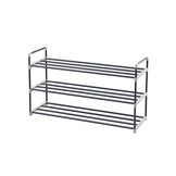 Schoenenrek Metaal 3-laags Zwart -59%! (max. 15 paar)