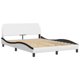 VidaXL Bedframe 120x200 Zwart/Wit - 42% Korting!