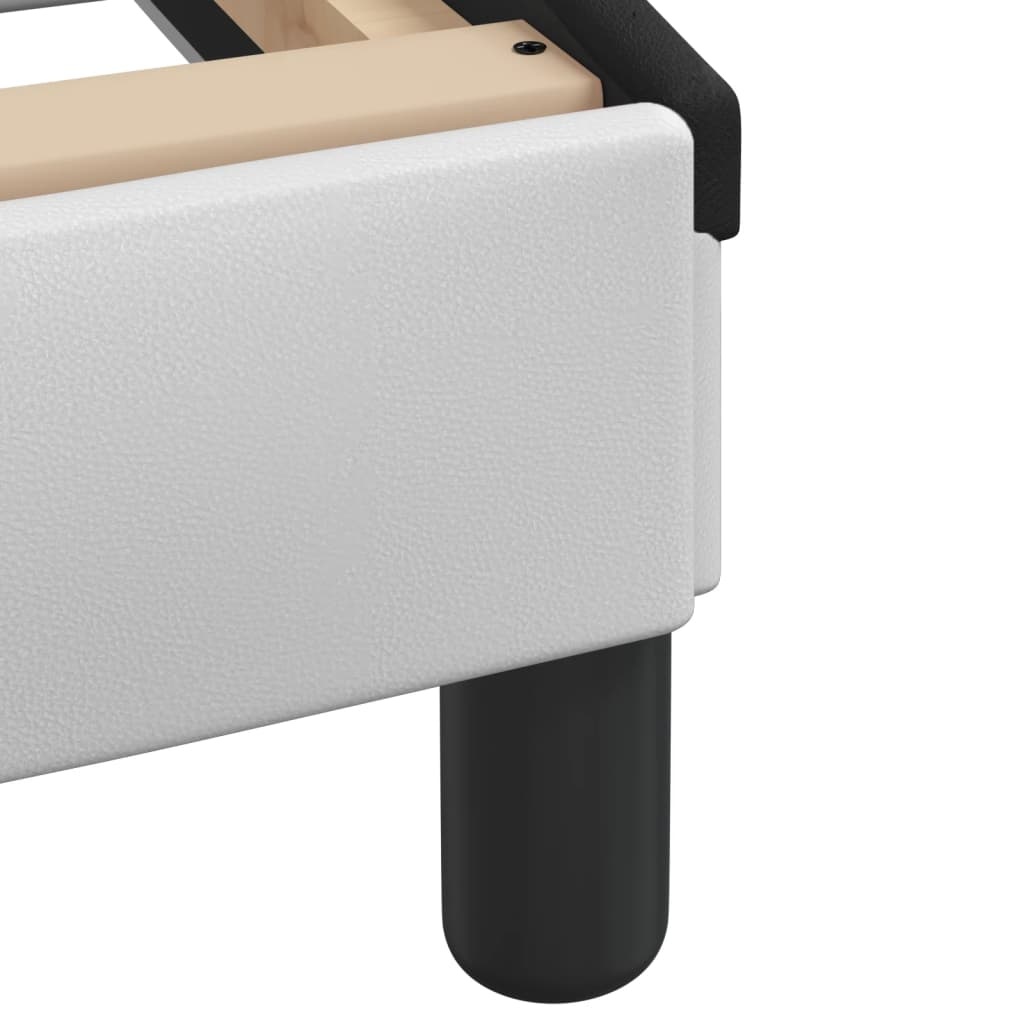 VidaXL Bedframe 120x200 Zwart/Wit - 42% Korting!