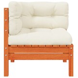 Tuinhoekbank Grenenhout Wasbruin + Kussens - 46% Korting!