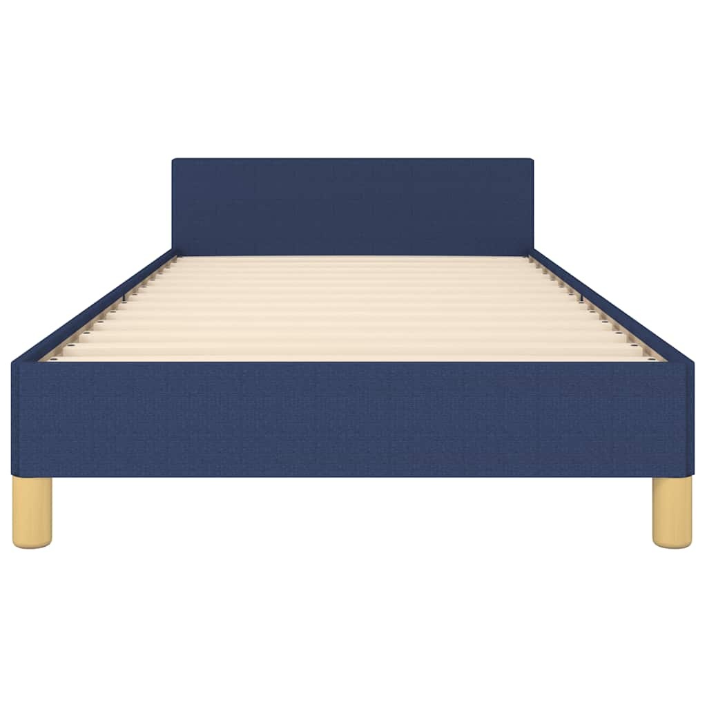 vidaXL Bedframe 100x200 Blauw - Snee in Stof, 64% Korting!
