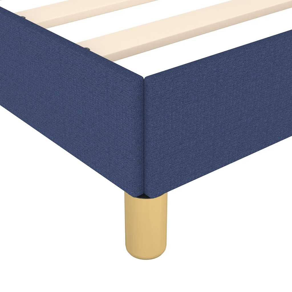 vidaXL Bedframe 100x200 Blauw - Snee in Stof, 64% Korting!