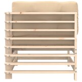 Hoekbank Grenenhout (2 st) + Kussens -46%! Z.G.A.N.