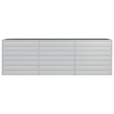 VidaXL Verhoogde Plantenbak 240cm - 56% Korting! (Zilver, Gegalvaniseerd)