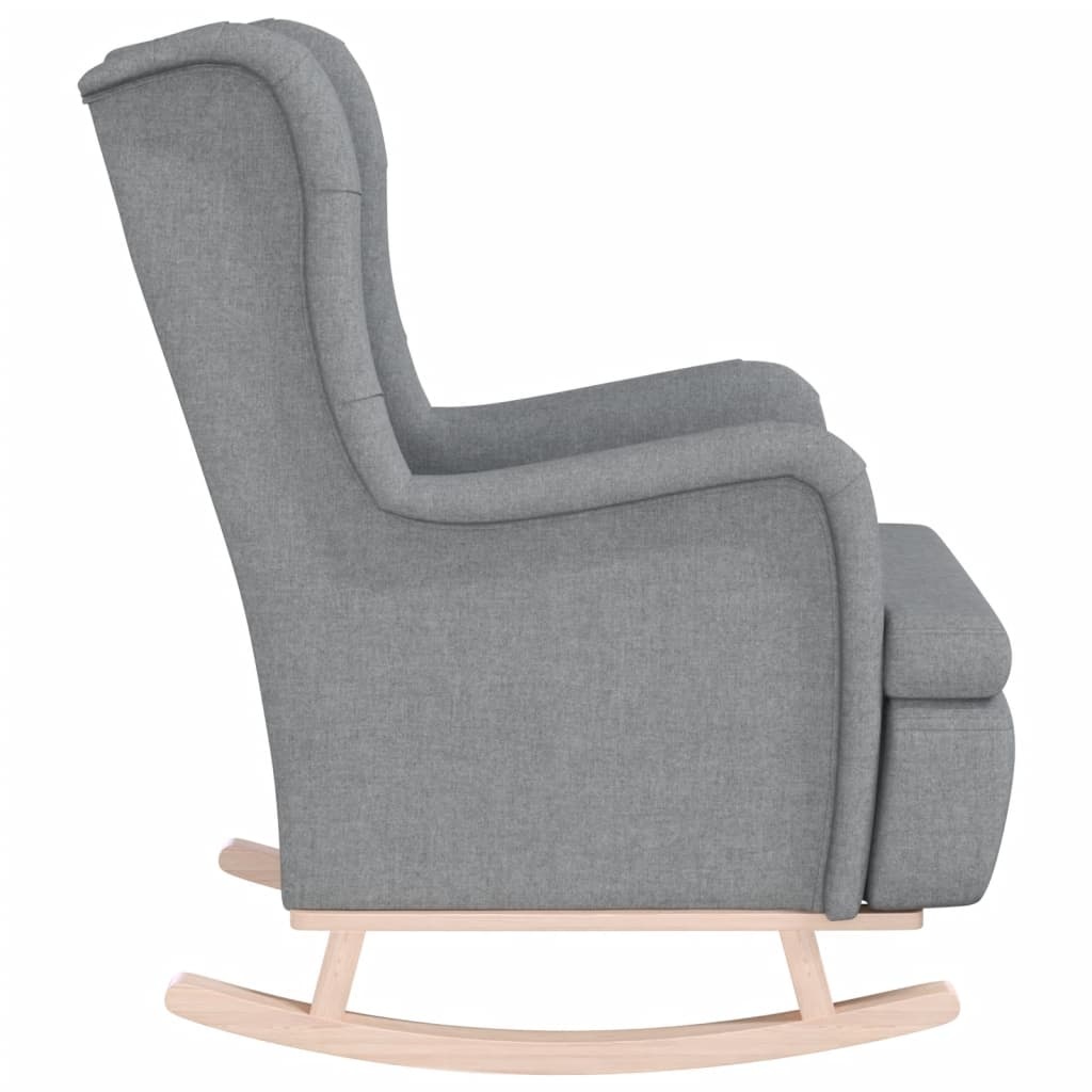 Lichtgrijze Schommelstoel Fauteuil - 46% Korting!
