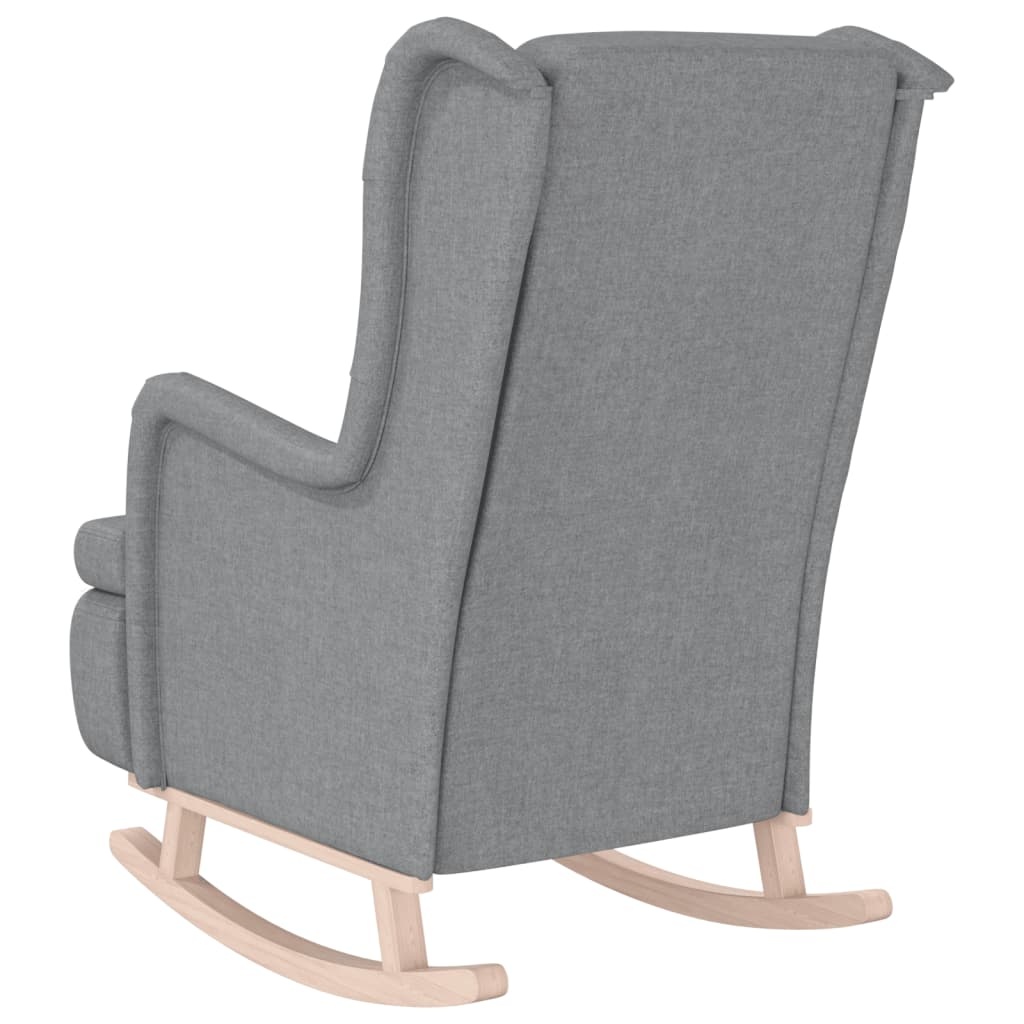 Lichtgrijze Schommelstoel Fauteuil - 46% Korting!