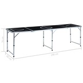 Bierpongtafel Inklapbaar 240cm Zwart - 46% Korting!