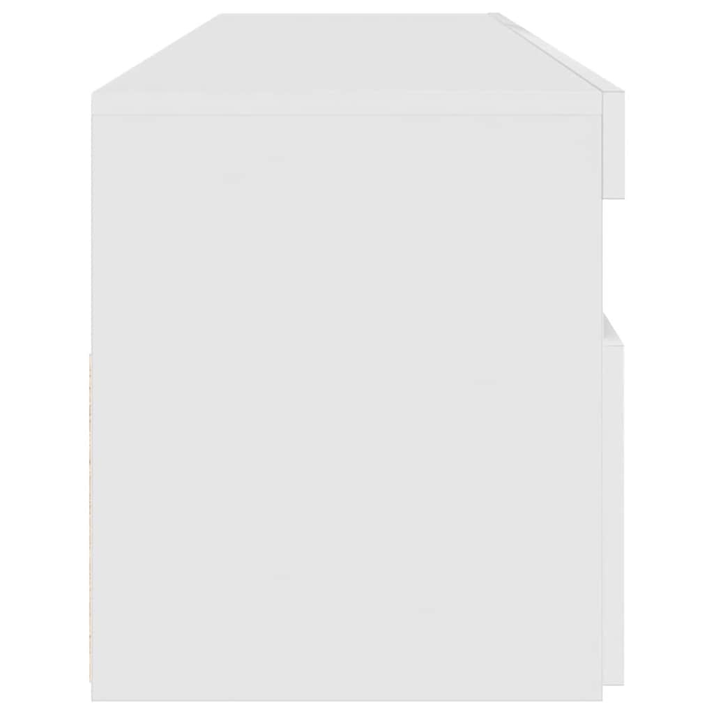 TV-meubel met LED 90cm Wit - 46% Korting! (Retourtje)