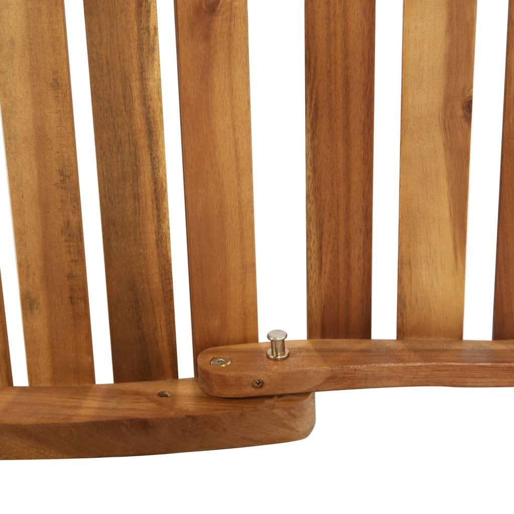 Ligstoel Acaciahout Donkergrijs + Kussen - 51% Korting!